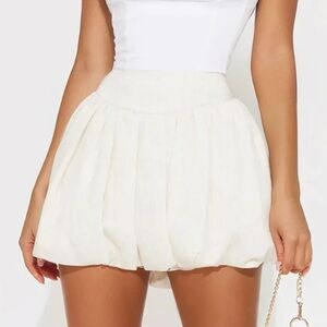 NEW Ivory Bubble Skirt